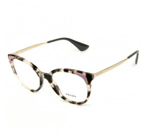 Prada VPR 12U - Turtle/Dourado UAO-1O1 53mm - Óculos de Grau