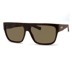 Óculos Evoke Zegon Big Wood Sanded Gold Brown Total
