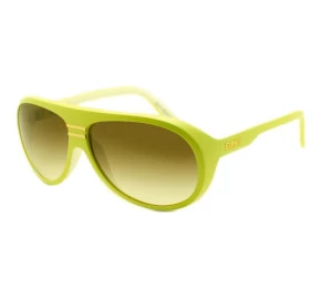 Evoke EVK 02 Ice Cream Yellow White Matte Gold Brown Gradient - Óculos de Sol