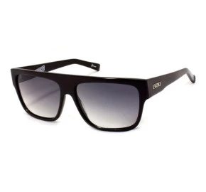 Óculos Evoke Zegon Big Black Shine Gray Gradient