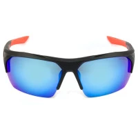 Nike Terminus R EV1031 - Preto Fosco/Azul Espelhado 064 76mm - Óculos de Sol