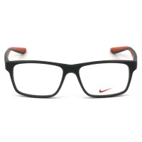 Nike 7101 - Cinza Fosco/Laranja 310 53mm - Óculos de Grau