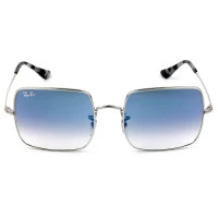 Ray Ban Square RB1971 - Prata/Azul Degradê 91493F 54mm - Óculos de Sol