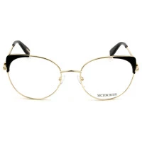 Victor Hugo VH1271 - Preto/Dourado C.0300 54mm - Óculos de Grau