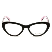 Ralph Lauren RA7107 Preto Brilho/Listrado 5001 53mm - Óculos de Grau