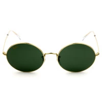 Ray Ban Oval RB1970 - Dourado/G15 9196/31 54mm - Óculos de Sol