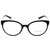 Tiffany & Co. TF2191 Preto Brilho/Azul 8055 53mm - Óculos de Grau