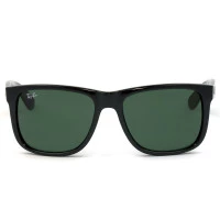 Ray Ban Justin RB4165L - Preto/G15 601/71 55mm - Óculos de Sol