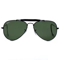 Ray Ban Aviador Outdoorsman RB3030 - Preto/G15 L9500 58mm - Óculos de Sol