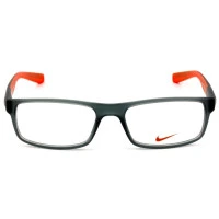 Nike Live Free 7090 - Óculos de Grau Cinza/Laranja 068 Lentes 53mm