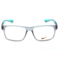 Nike 7101 - Cinza/Azul Turquesa 050 53mm - Óculos de Grau