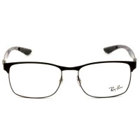 Ray Ban RB8416 Preto Fosco 2503 55mm - Óculos de Grau