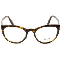 Prada VPR07V Turtle 2AU-1O1 53mm - Óculos de Grau