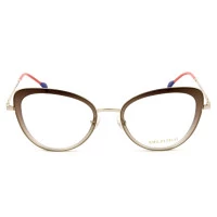 Emilio Pucci EP 5114 - Dourado/Laranja 047 52mm - Óculos de Grau