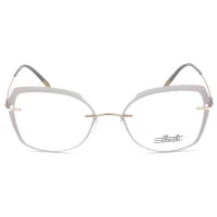 Silhouette 5500 GW - Cinza/Dourado 3730 54mm - Óculos de Grau