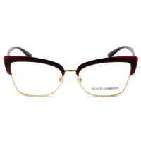 Dolce & Gabbana DG5045 - Vermelho/Dourado 550 55mm - Óculos de Grau
