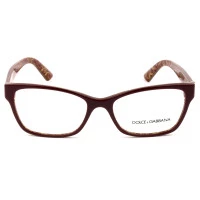 Dolce & Gabbana DG3274 - Vinho/Dourado 3205 54mm - Óculos de Grau