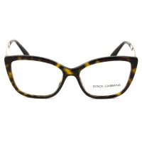 Dolce & Gabbana DG3280 Turtle/Dourado 502 54mm - Óculos de Grau