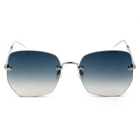Tommy Hilfiger TH1667/S - Azul Degradê/Prata KUFI4 57mm - Óculos de Sol