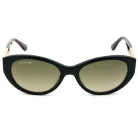 Lacoste L912S - Preto/Marrom Degradê 002 53mm - Óculos de Sol