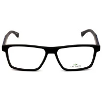 Lacoste L2843 - Preto Fosco/Azul 001 56mm - Óculos de Grau