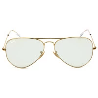 Ray Ban Clear Evolve RB3025 Dourado/Cinza 001/5F 62mm - Óculos de Sol
