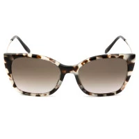 Prada SPR12X - Mesclado/Marrom Degradê UAO-0A6 54mm - Óculos de Sol