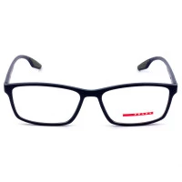 Prada Linea Rossa VPS04M Azul Fosco TWY-1O1 56mm - Óculos de Grau