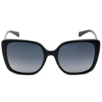Bvlgari 8225-B Preto/Cinza Polarizado 501/T3 56mm - Óculos de Sol