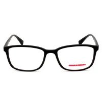 Prada Linea Rossa VPS04L Preto Fosco DG0-1O1 55mm - Óculos de grau