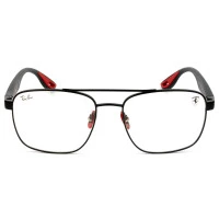 Ray Ban Ferrari RB6467-M Preto F028 54mm - Óculos de Grau