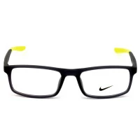 Nike Live Free 7119 Preto Fosco/Verde 037 53mm - Óculos de Grau