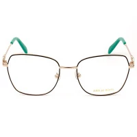 Emilio Pucci EP 5179- Preto/Dourado 005 54mm - Óculos de Grau