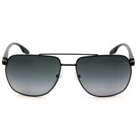 Prada Linea Rossa SPS55V Preto/Cinza Degradê Polarizado 1BO-5W1 62mm - Óculos de Sol