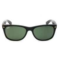 Ray Ban New Wayfarer RB2132 - Preto/Brilho/G15 6462/31 58mm - Óculos de Sol