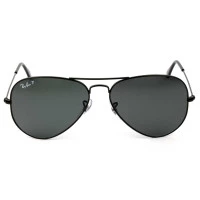 Ray Ban Aviador RB3025 - Preto Polarizado 002/48 58mm - Óculos de Sol