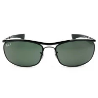 Óculos Ray Ban Olympian I Deluxe Preto Polarizado RB3119 002/58 62mm