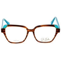 Óculos De Grau Dubela Melina Turtle Azul Turquesa