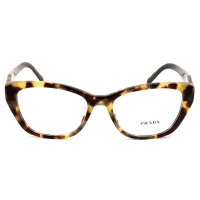 Prada VPR19W Preto/Turtle 7S0-1O1 53mm - Óculos de Grau
