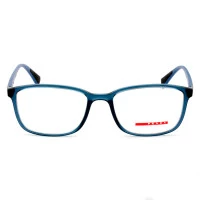 Prada Linea Rossa VPS04L Azul Translucido CZH-1O1 55mm - Óculos de grau