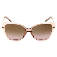 Tiffany & Co. TF4190 Rose Translucido/Marrom Degradê 8345/9T 57mm - Óculos de Sol