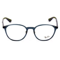 Ray Ban RB7156 Azul Translucido 5796 53mm - Óculos de Grau