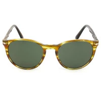 Persol 3152-S Marrom Listrado/Verde 1157/31 52mm - Óculos de Sol