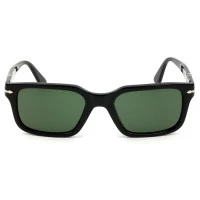 Persol 3272-S Preto Brilho/Verde 95/31 53mm - Óculos de Sol