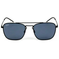 Óculos Ray Ban RB3588 Preto Fosco/Azul 9014/80 55 mm 