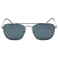 Óculos Ray Ban RB3588 Chumbo/Azul Polarizado 92492V 55 mm 