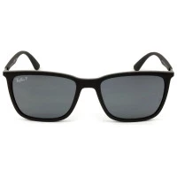 Óculos Ray Ban RB4402L Preto Fosco/Cinza Polarizado 606981 57mm