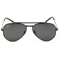 Óculos Ray Ban New Aviador Preto Brilho Cinza RB3625 002/B1 58mm 