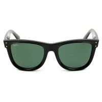 Óculos Ray Ban Wayfarer Reverse Preto Brilho G-15 RBR0502S 6677/VR 50mm