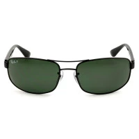 Ray Ban RB3445 Preto/G15 Polarizado 002/58 64mm - Óculos de Sol